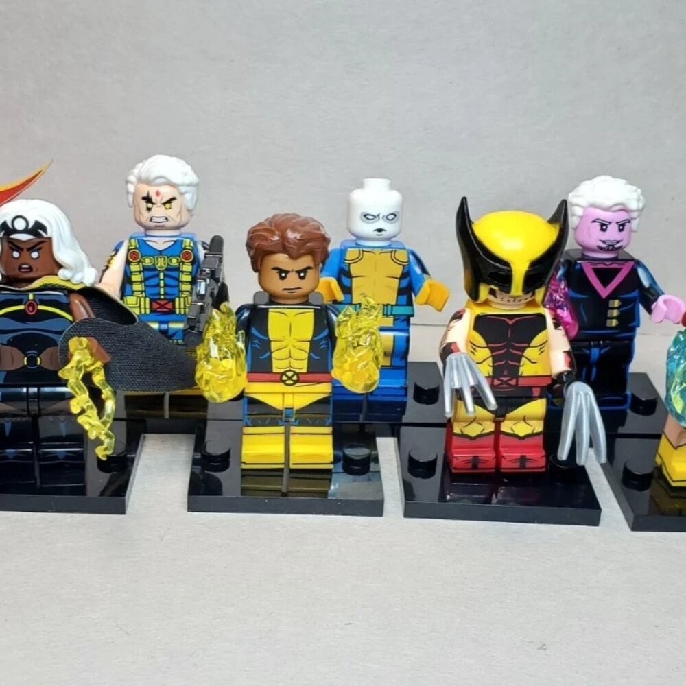 Custom Printed MOC Marvel X-Men Classic Comics Minifigures 8 Pack